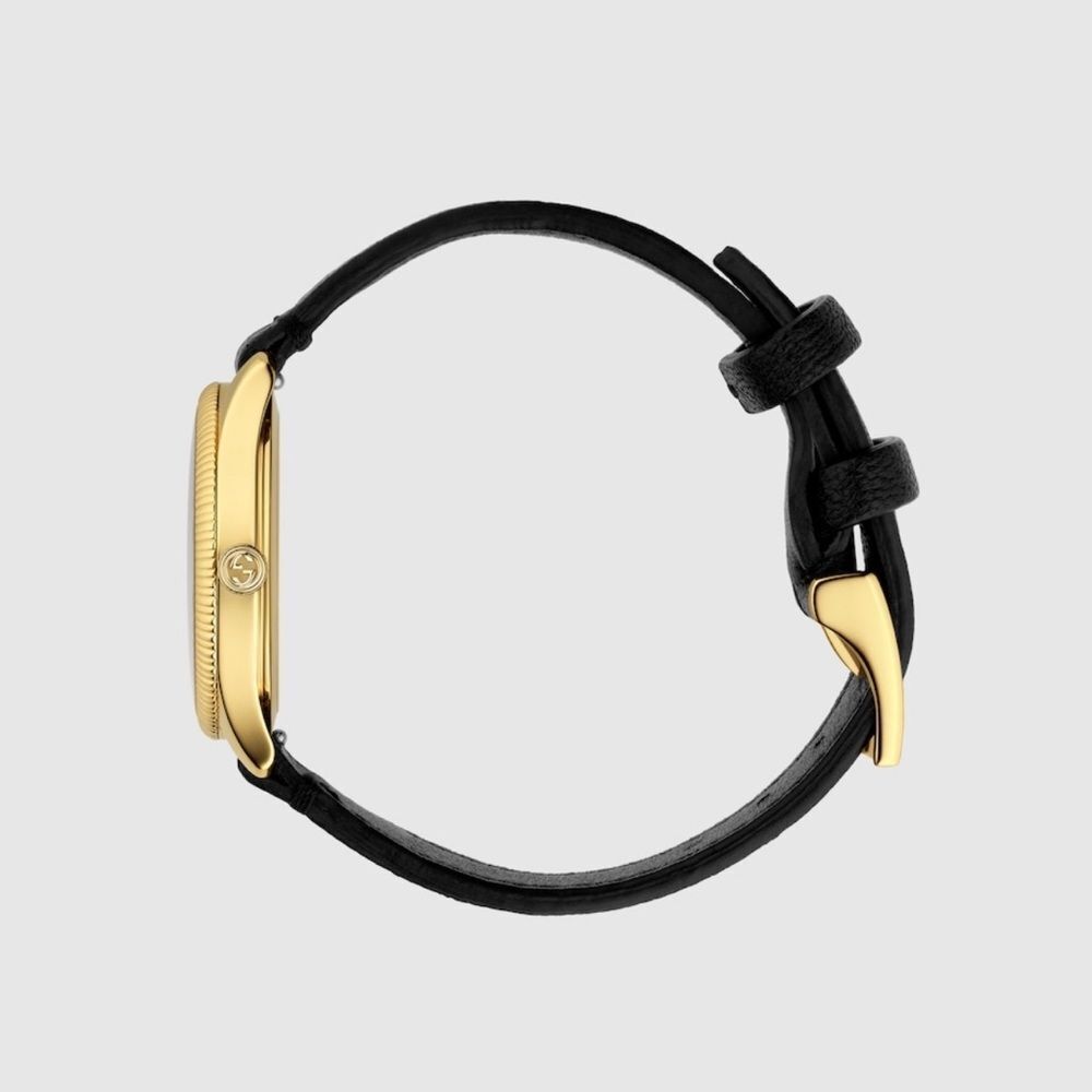 Brand new with box and dustbag Gucci Black and Gold Watch women's - Picture 3 of 10